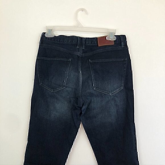 MADEWELL Skinny Skinny Ankle Jeans Dark Wash Mid Rise Waist Cropped Crop 27 W27 - Picture 10 of 12